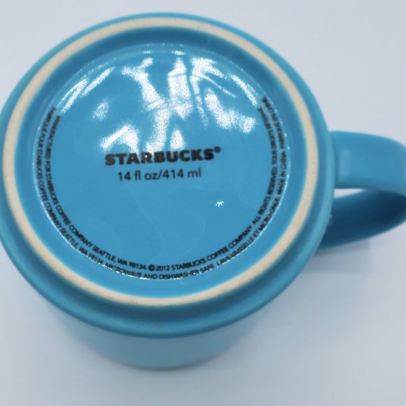 Starbucks Blue  Mug 14oz. - Picture 6 of 6